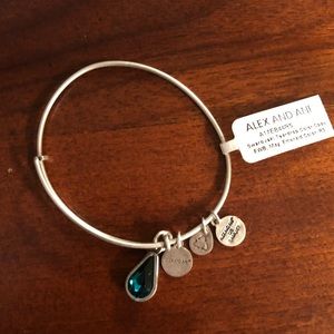 Alex and Ani emerald bracelet
